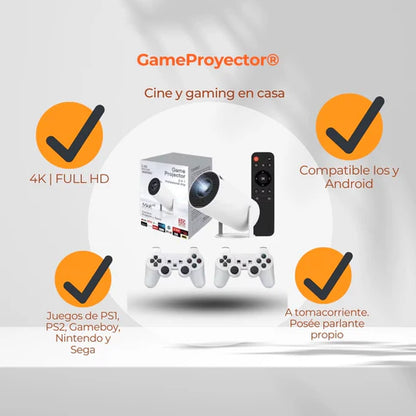 GameProyector® - CINE 4K | +20.000 JUEGOS